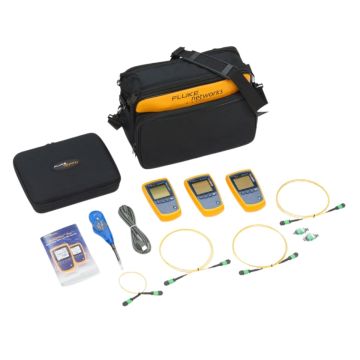 Fluke Networks MultiFiber Pro MFTK SM1310 SM1550 Singlemode MPO Fiber Test Kit