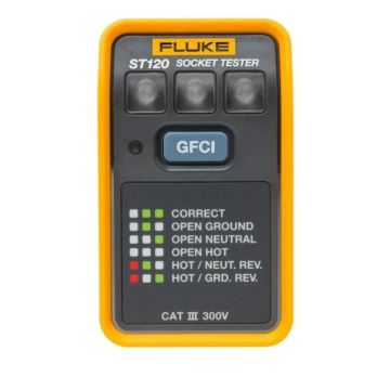 Fluke ST120+ GFCI Socket Tester with Beeper Product View