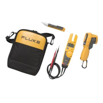 Fluke T5-600/62 MAX+/1AC II electrical tester kit with IR thermometer and voltage detector Product View