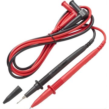 Fluke TL1500DC Insulated Test Leads 1500 V DC with Protective Caps 