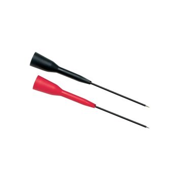 Fluke TP88 rigid back probe pin set with red and black insulated fine-tip probe pins for 2 mm test probes Product View