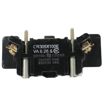 General Electric CR305X100E auxiliary contact adder block with one normally closed contact for GE 300-Line contactors product view