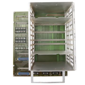 Honeywell C-HPE00 rack-mounted control system module with metal card cage and backplane product View
