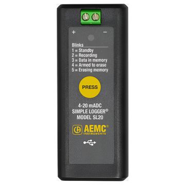 AEMC Simple Logger SL20 DC Current Logger Product View