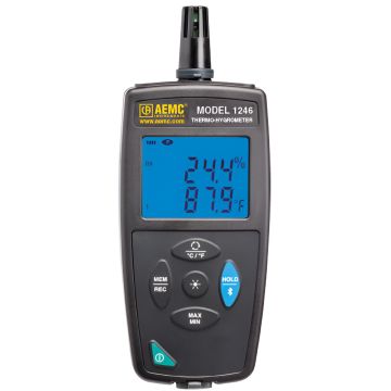 AEMC Thermo Hygrometer Data Logger Model 1246 Product View