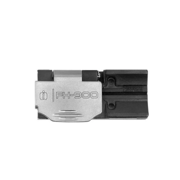 FH-900-L 900µm Fiber Holder – Left for fiber optic fusion splicer, silver and black precision holder with FH-900 marking