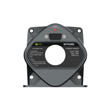 INNO Instrument SCTX1000 pass-through current sensor, 1000A AC/DC, front view