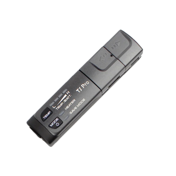 INNO Instrument TS Pro thermal fiber stripper showing TEMP and MODE buttons with Normal and Power Save heating indicators