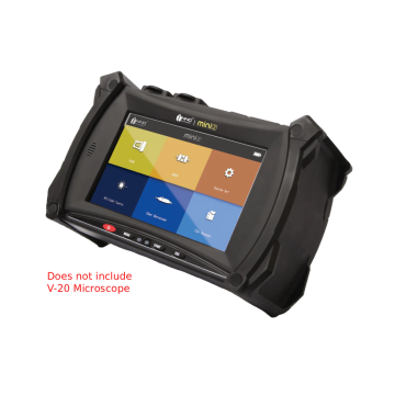 INNO Instrument View Mini 2 OTDR MINI2-SMF2 handheld fiber optic tester with 1625nm live port, kit without V-20 inspection microscope