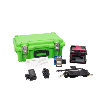 INNO Mini M7 V-Groove Clad Alignment Fusion Splicer W/High Precision FC-6S Cleaver Set of FH-40 Fiber Holder