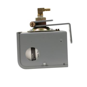 Johnson Controls P10BC-7C low pressure control with mounting bracket and barbed fitting