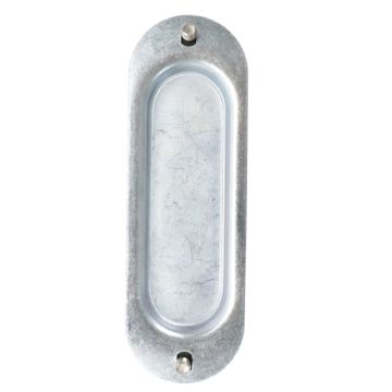 Killark 380S stamped steel conduit body cover for 1 inch trade size conduit bodies product view