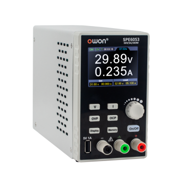 OWON SPE6053 300W 0-60V/0-5A 1-Channel 10mV/1mA DC Power Supply
