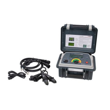The Megger DLRO10HD Dual Power 10A Digital Low Resistance Ohmmeter with Test Leads