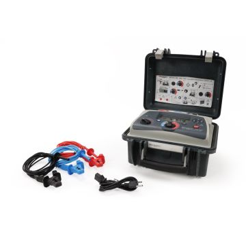 Megger MIT1025 10kV insulation resistance tester with large 10kV HV lead set and US power cord.
