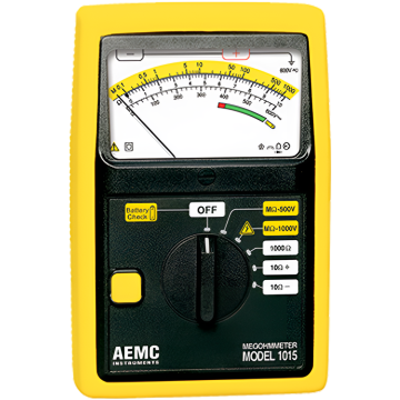 AEMC 1015 Analog Megohmmeter Insulation Tester Product View