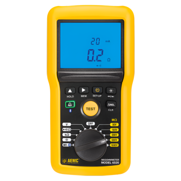 AEMC 6526 Digital Megohmmeter Product View