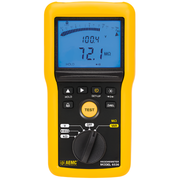 AEMC 6536 True Megohmmeter Insulation Tester Product View