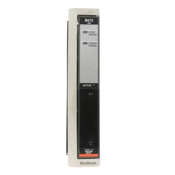 Modicon AS-B875-002 8-channel analog input module for Modicon 984 PLC systems product view