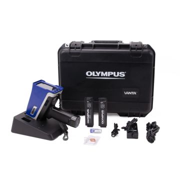Olympus Vanta VCA handheld XRF analyzer with Geochemistry 3 Beam,  Alloy Plus, RoHS Plus, Lead Paint, Precious Metals, Coating
