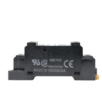 Omron PTF08A-E 8-pin relay socket for LY1 and LY2 relays with DIN rail mount 