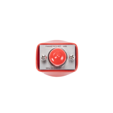 Used Panametrics V406 5.0 MHz contact ultrasonic transducer with 0.50 inch element for flaw detection and thickness gauging