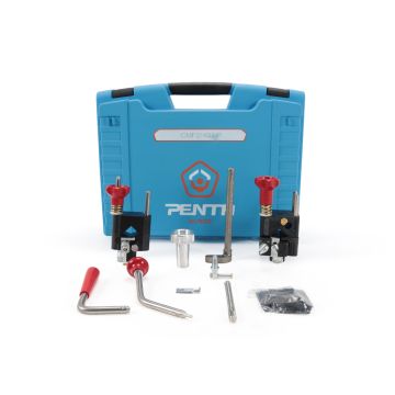 Penta ALROC MF2/40 cable stripping tool kit with ASC40R1, handles, accessories, and blue CMF2/40 NP carrying case