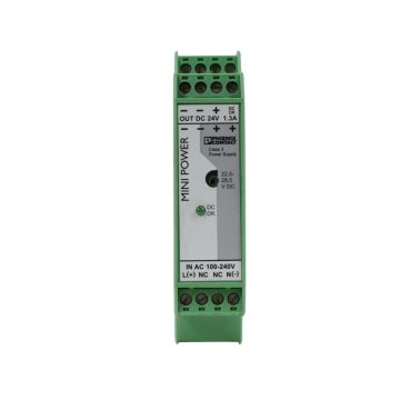 Phoenix Contact MINI-PS-12-24DC/5-15DC/2 DIN rail DC/DC converter with adjustable 5 to 15 VDC output