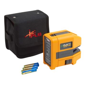 PLS 180G Z green self-leveling cross line laser level with canvas pouch