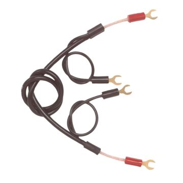 Pomona 1756 24 Shielded Low Voltage Spade Lug Patch Cord Product View
