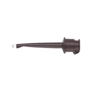 Pomona 4555-0 black do-it-yourself minigrabber test clip for hands-free electrical testing Product View