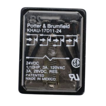 Potter & Brumfield KHAU-17D11-24 24VDC 4PDT general purpose plug-in relay product view