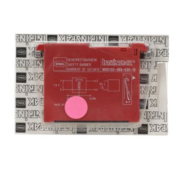 R. STAHL INTRINSPAK 9001/02-093-030-10 safety barrier with mounting instructions