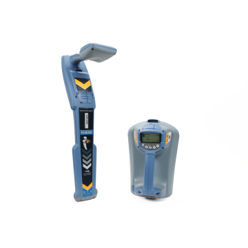 Radiodetection RD8200 locator and TX-10 transmitter shown side by side