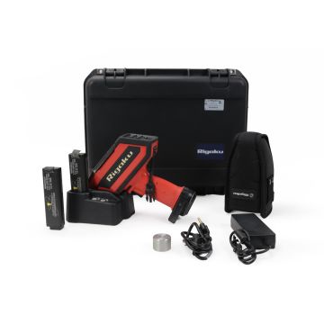 Rigaku KT-100S handheld LIBS metal analyzer with dock and protective carrying case