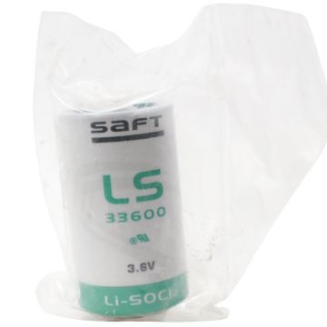 Saft LS33600 3.6 V primary lithium-thionyl chloride D-size battery cell product view