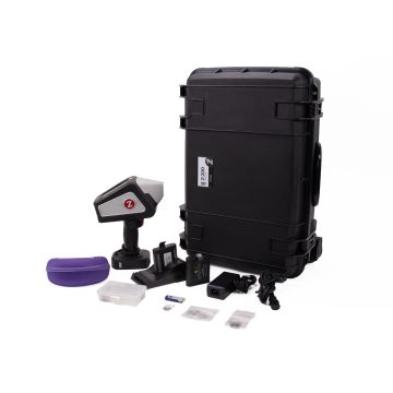 SciAps Z-200 Alloy + Element Pro handheld LIBS analyzer with Check Standard Kit, certified pre-owned.
