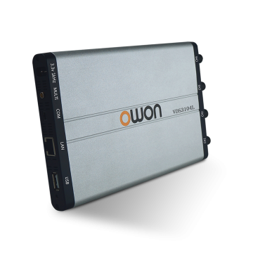 OWON VDS3104L 100MHz 1GS/s 4+1-Multi Channel PC Oscilloscopes with 5M Record Length LAN