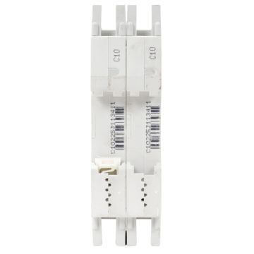 Siemens 5SJ4210-7HG42 2-pole 10A miniature circuit breaker for DIN rail mounting product view