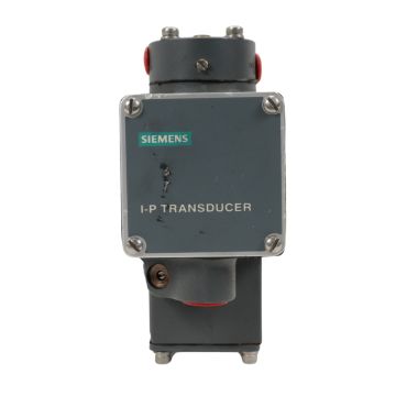 Siemens 771-8STF1 current-to-pneumatic (I/P) transducer, 4–20 mA input to 3–27 psig output, terminal strip connection