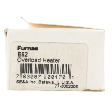 Siemens Furnas E62 thermal overload heater element with carton