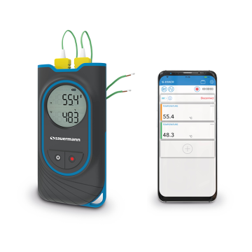 Sauermann Si-TT3  is a Dual Input Thermometer