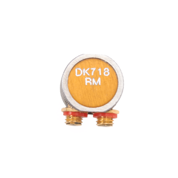 Certified pre-owned Sonatest DK718RM 7.5 MHz 1/8 inch dual element ultrasonic transducer right-angle Microdot connector