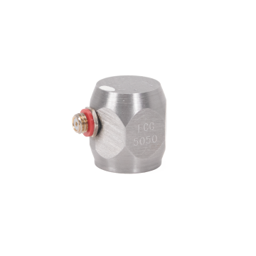 Certified pre-owned Sonatest FCG5050 5 MHz 1/2 inch fingertip contact compression wave ultrasonic transducer with Microdot connector