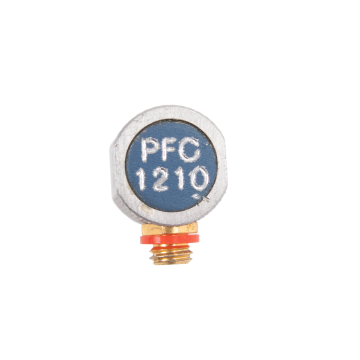 Certified pre-owned Sonatest PFC1210 10 MHz 1/8 inch fingertip contact compression wave ultrasonic transducer with Microdot connector