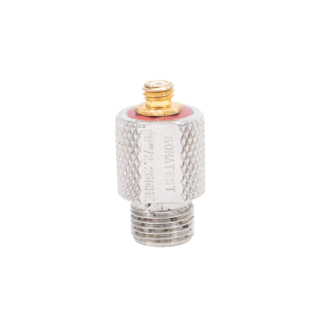 Sonatest QCG2525 2.25 MHz 0.25 inch quick change angle beam shear wave ultrasonic transducer with Microdot connector, Cartoli certified pre-owned