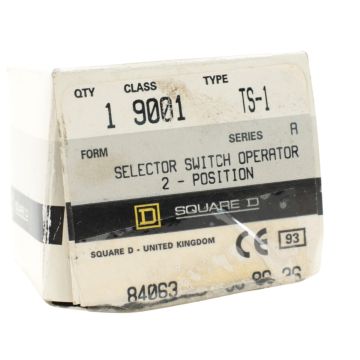 Square D 9001 TS-1 2-position selector switch operator in original box