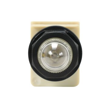 Square D 9001SKP1C9 30 mm 120 VAC pilot light with red domed plastic lens