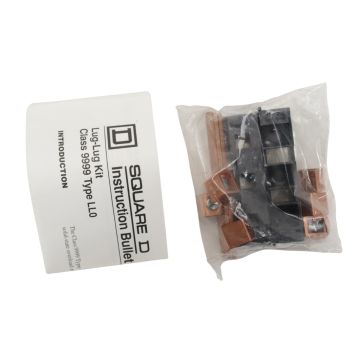 Square D 9999LL0 Class 9999 Type LL0 lug-lug kit with instruction bulletin and original box