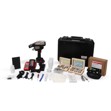 Thermo Scientific Niton Apollo LIBS analyzer full kit with case, accessories, and calibration standards